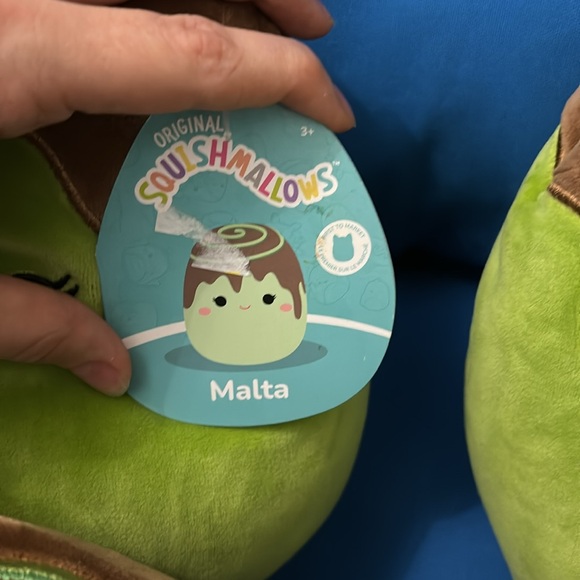Original SquishMallows Malta Size 8 Inch Matcha Pastry 2022 NWTS First To Market - Picture 8 of 15